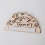 Wooden laser engraved sign