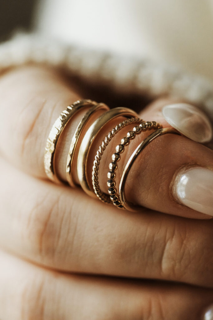 Mix & Muse Gold Rings