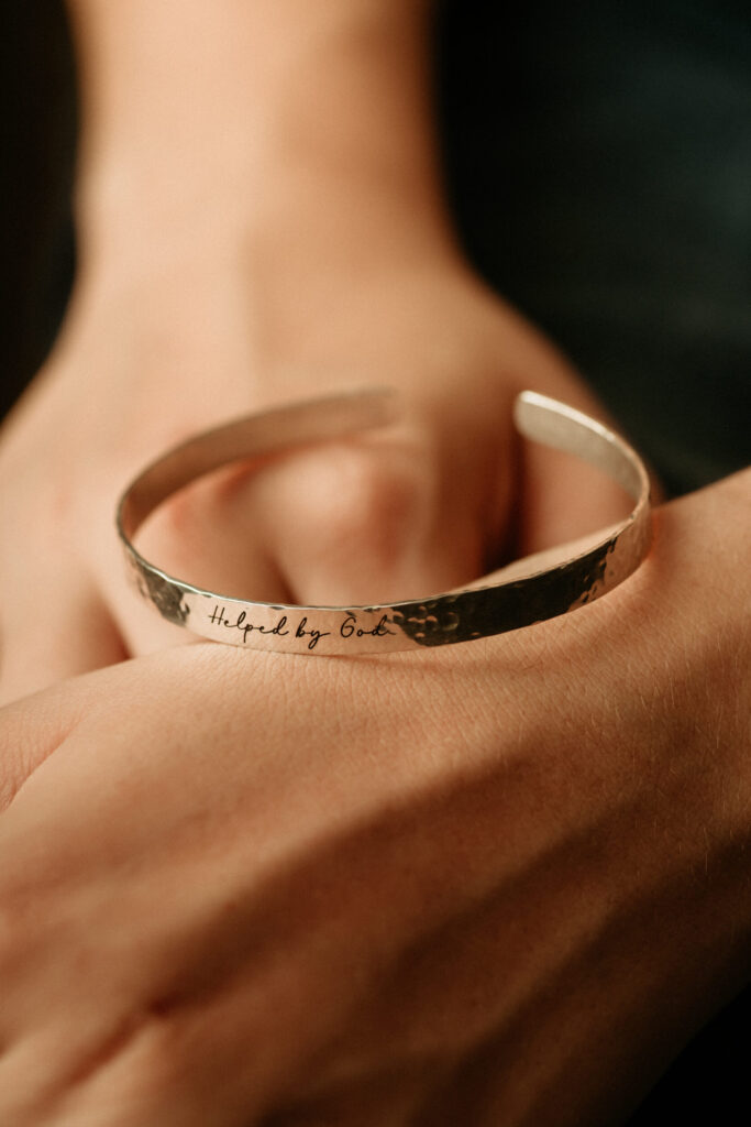 The SOLA Silver Bangle